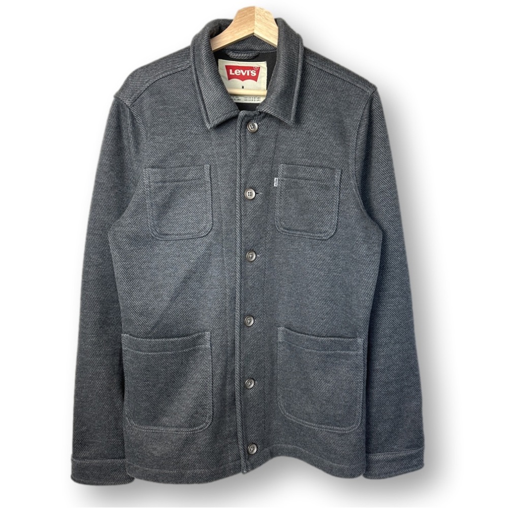 Levi’s Everyday Chore Coat Soft Inner Lining Gray Medium Men’s